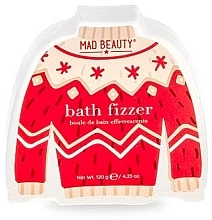 Парфумерія, косметика Бомбочка для ванни "Журавлина в глазурі" - Mad Beauty Frosted Cranberries Bath Bomb