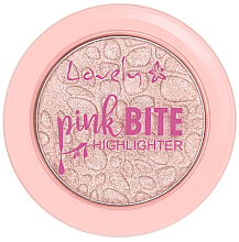 Духи, Парфюмерия, косметика Хайлайтер для лица - Lovely Pink Bite Highlighter