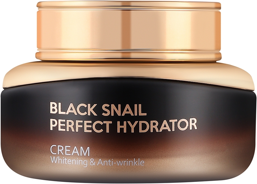 Зволожуючий крем для обличчя з екстрактом муцину чорного равлика - Eshumi Black Snail Perfect Hydrator Cream — фото N1