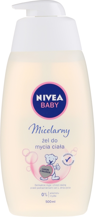 Детский мицеллярный гель для душа - NIVEA Baby Micellar Body Wash Gel