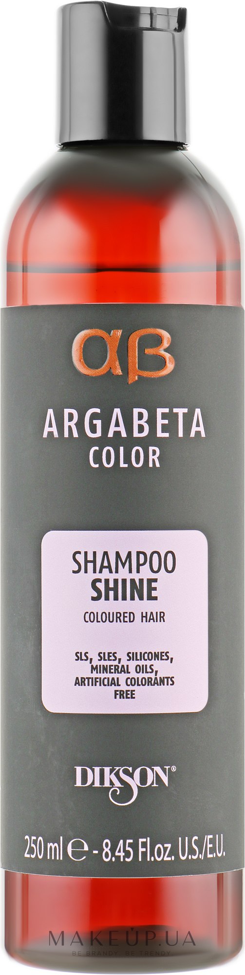 Шампунь для фарбованого волосся - Dikson Argabeta Shine Shampoo — фото 250ml