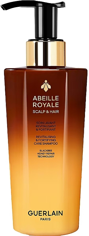 Відновлювальний і зміцнювальний шампунь для волосся - Guerlain Abeille Royale Revitalising & Fortifying Care Shampoo — фото N1