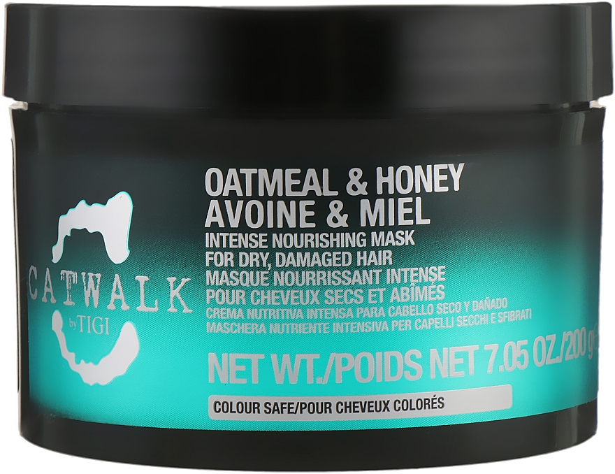 Маска для волос восстанавливающая - Tigi Catwalk Oatmeal & Honey Nourishing Mask — фото N1
