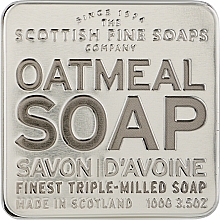 Духи, Парфюмерия, косметика Мыло "Овсянка" - Scottish Fine Soaps Oatmeal Soap In A Tin