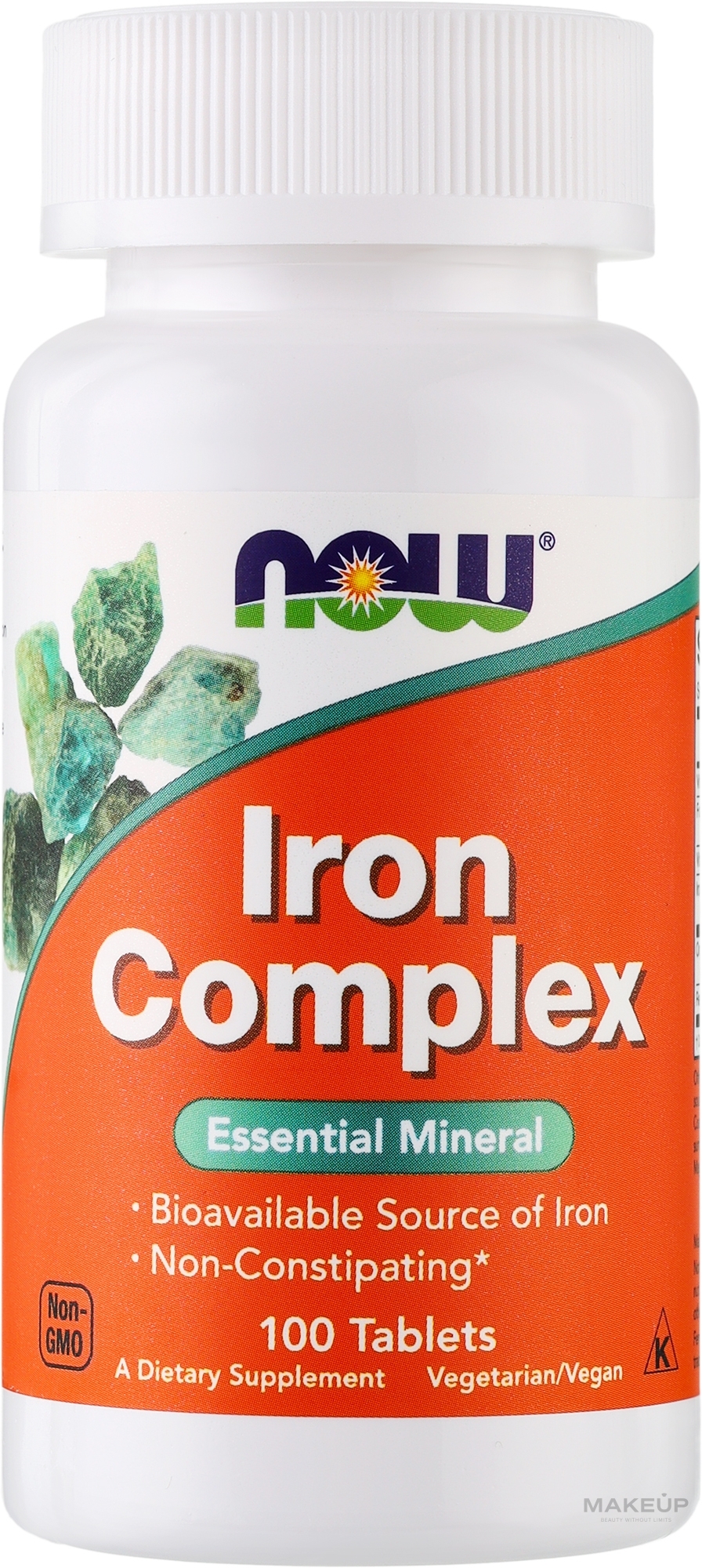 Комплекс железа - Now Foods Iron Complex — фото 100шт