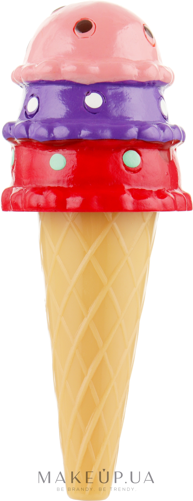 Бальзам для губ с кисточкой "Мороженое", розовый с красным - Martinelia — фото 3.5g
