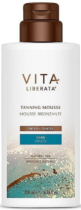 Пенка для автозагара - Vita Liberata Tinted Tanning Mousse Dark — фото N1