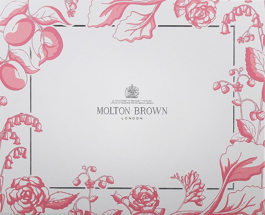 Molton Brown Delicious Rhubarb & Rose Kit - Набір (edt/7,5ml + sh/gel/100ml + b/lot/100ml) — фото N1