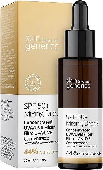 Сонцезахисна сироватка - Skin Generics Mixing Drops SPF 50 Concentrate UVA/UVB Filter — фото N1