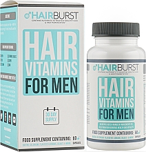 Витамины для роста и укрепления волос для мужчин - Hairburst For Men Hair Vitamins — фото N2
