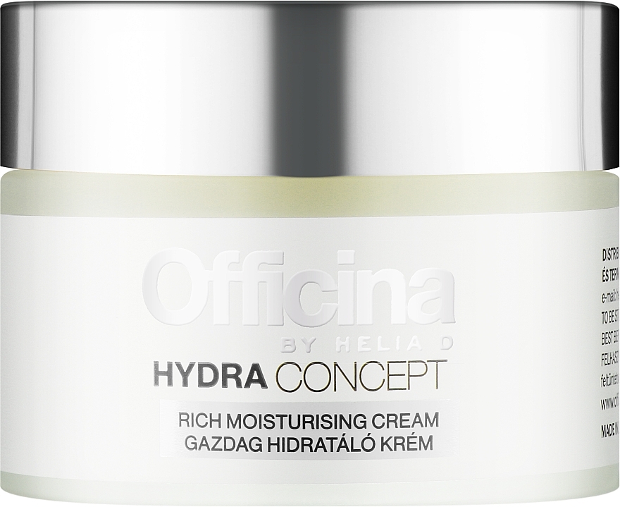 Крем для лица интенсивный, увлажняющий - Helia-D Officina Hydra Concept Rich Moisturising Cream — фото N2