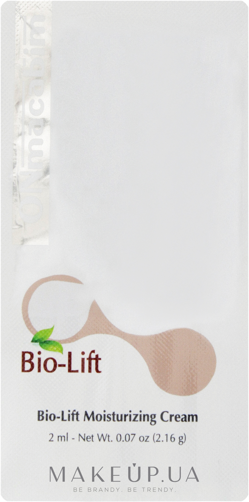 Увлажняющий крем - ONmacabim DM Bio Lift Line Moisturizing Cream SPF15 (пробник) — фото 2ml