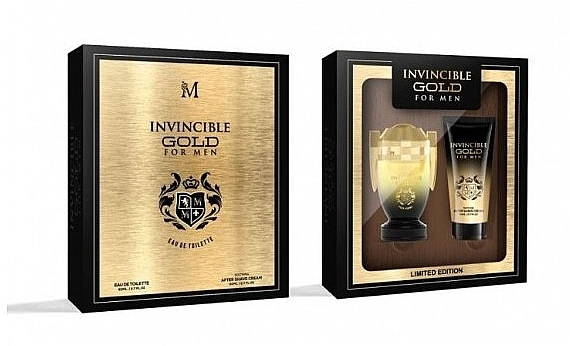 Mirage Brands Invincible Gold - Набір (edt/50 ml + after/shave/50 ml) — фото N1