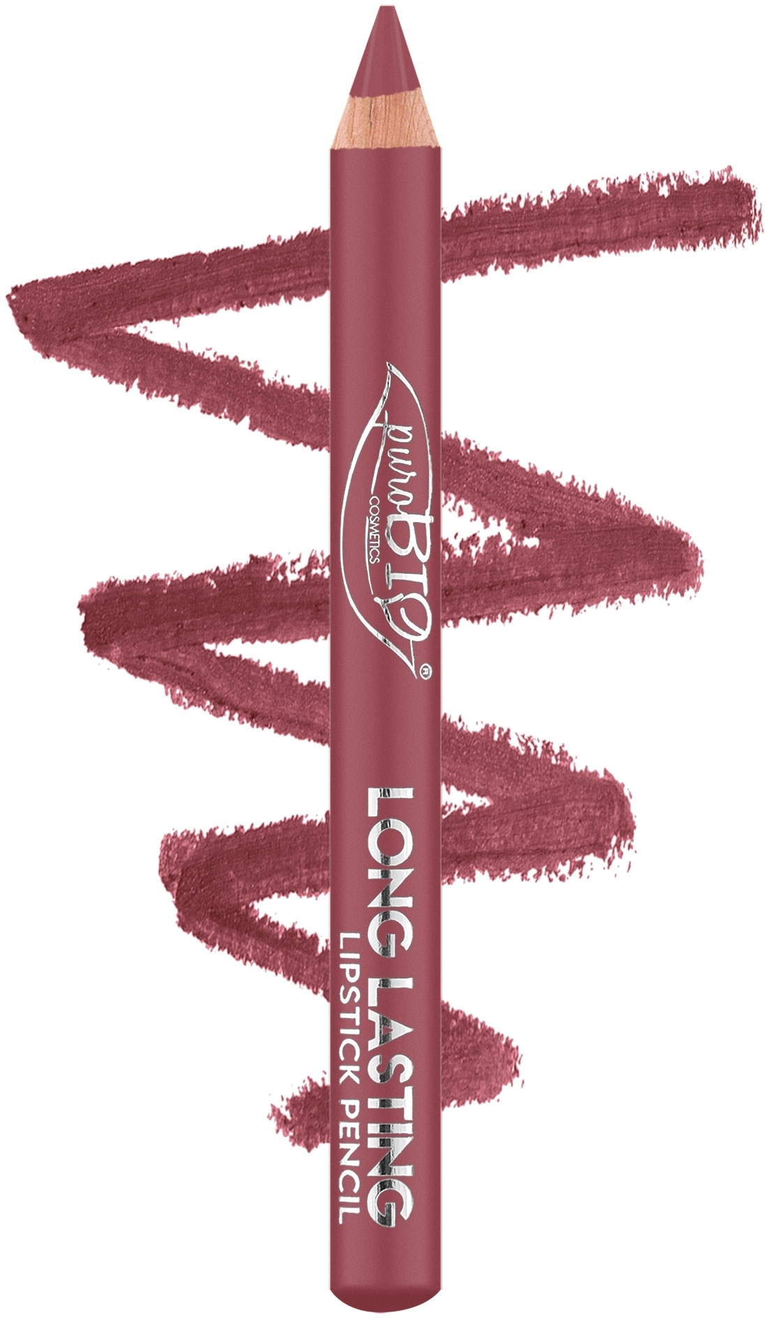 Карандаш для губ - PuroBio Cosmetics Long Lasting Lipstick Pencil Kingsize — фото 013L - Framboise