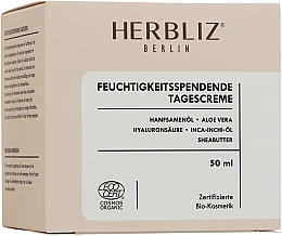 Зволожуючий денний крем для обличчя - Herbliz Hydrating Day Cream — фото N3