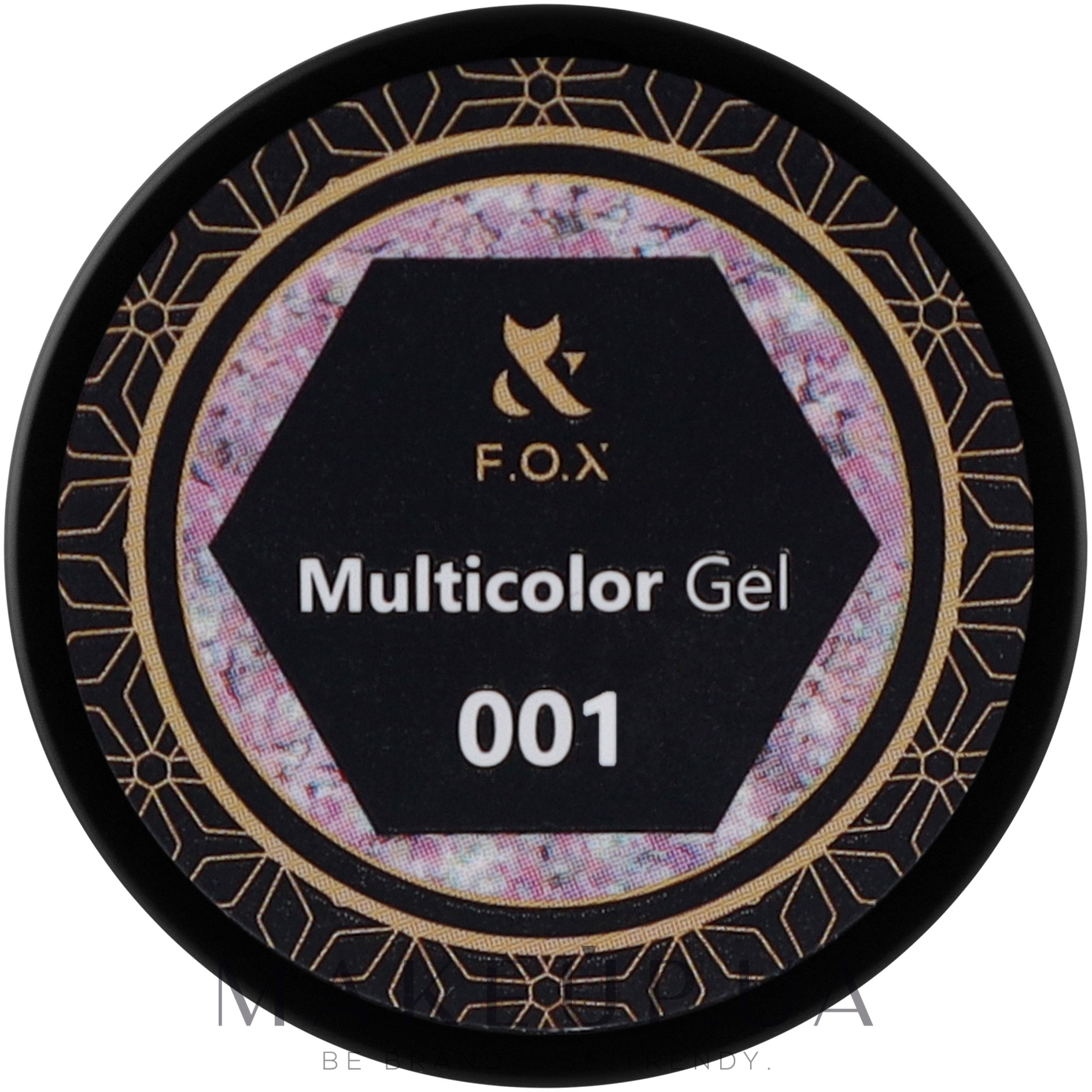 Гель для дизайну нігтів - F.O.X Multicolor Gel — фото 001