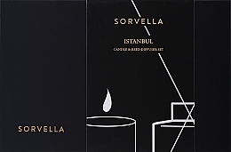 Духи, Парфюмерия, косметика Набор - Sorvella Perfume Home Fragrance Istanbul (aroma diffuser/120ml + candle/170g)