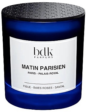 Ароматическая свеча в стакане - BDK Parfums Matin Parisien Scented Candle — фото N1
