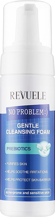 Пенка для умывания с пребиотиками - Revuele No Problem Prebiotics Gentle Cleansing Foam — фото N1