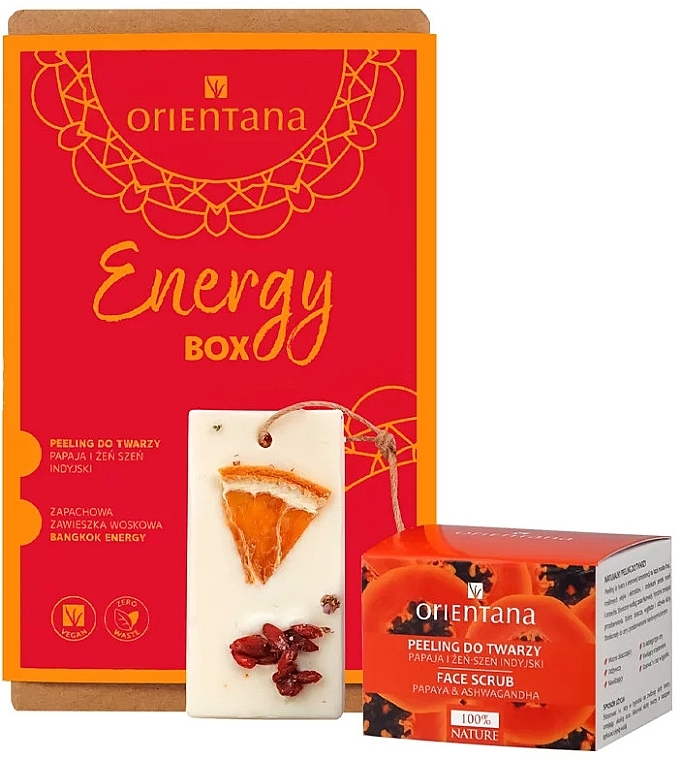 Набір - Orientana Energy Box (scr/50g + fragrance/32g) — фото N1
