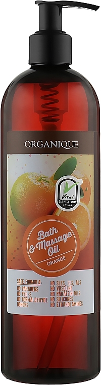 УЦЕНКА Масло для ванны и массажа "Апельсин" - Organique HomeSpa Organique Bath & Massage Oil * — фото N5