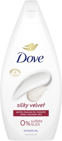 Гель для душу "Шовковистий оксамит" - Dove Silky Velvet Shower Gel — фото 450ml