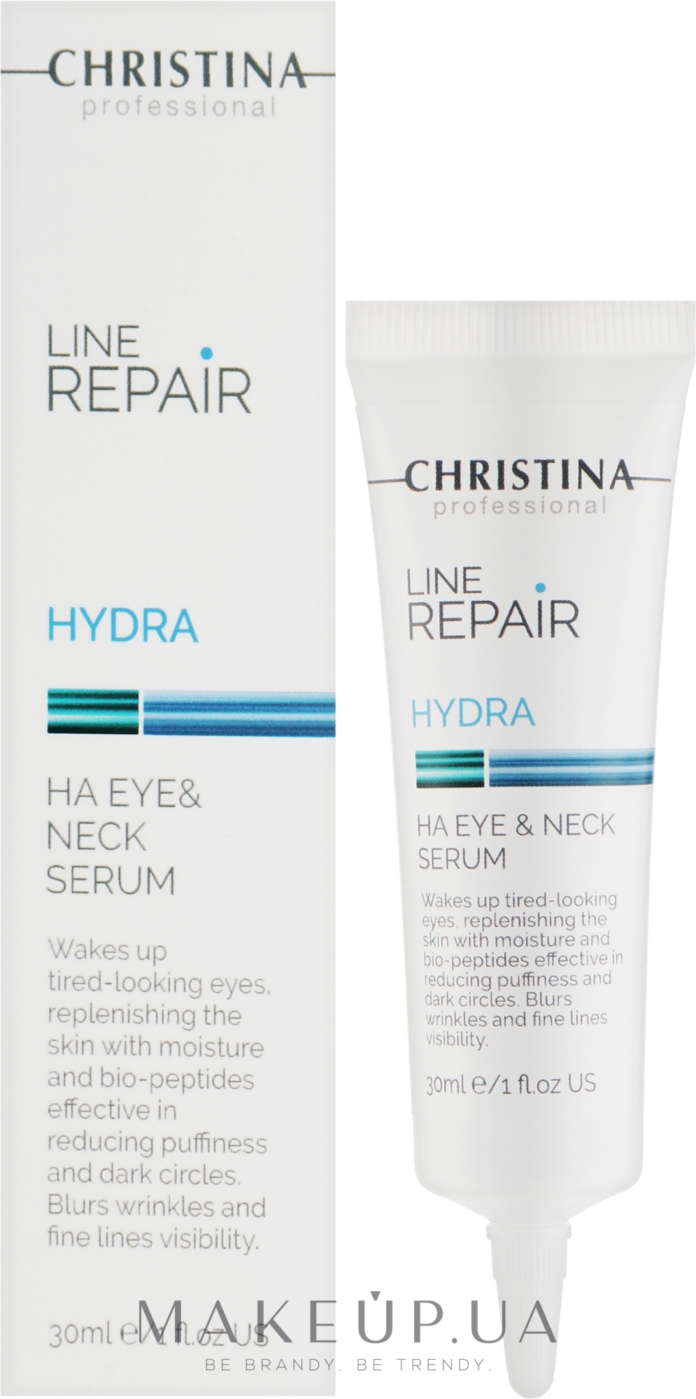 Сыворотка для кожи вокруг глаз и шеи - Christina Line Repair Hydra HA Eye & Neck Serum — фото 30ml