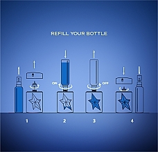 Mugler A Men Rubber Recharge Refill Bottle - Туалетная вода (сменный блок) — фото N2