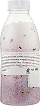 Натуральная соль для ванны с цветами лаванды - Карпатські Істор — фото N2