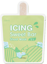 Духи, Парфюмерия, косметика Тканевая маска "Мороженко-Дыня" - A'PIEU Icing Sweet Bar Sheet Mask