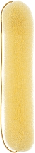 Валик для прически, с резинкой, 230 мм, светлый - Lussoni Hair Bun Roll Yellow — фото N1