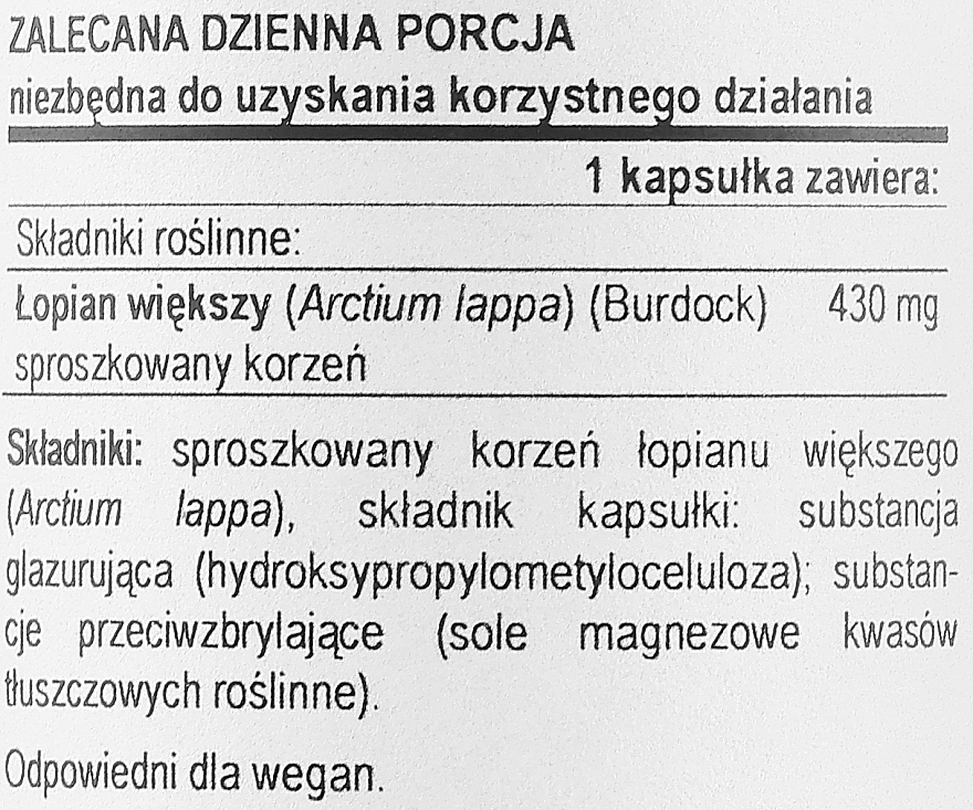 Натуральная добавка, 430мг - Now Foods Burdock Root — фото N2