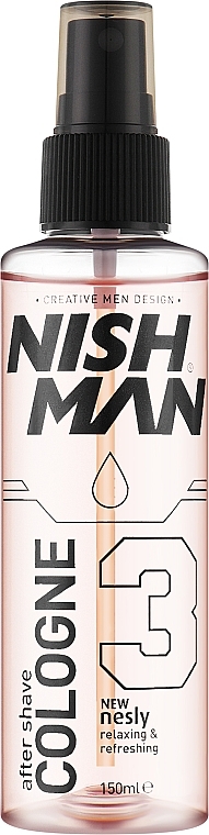 Одеколон після гоління - Nishman New Nesly Cologne №3 — фото N1