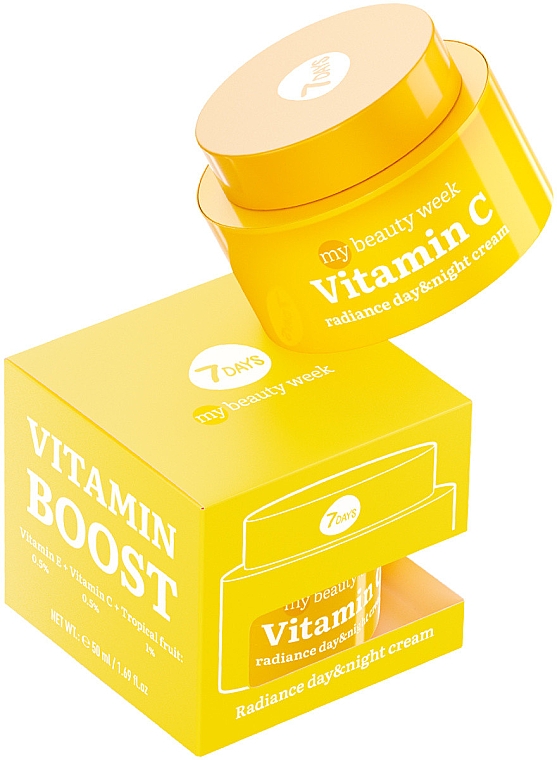 Крем для обличчя, який надає сяйво шкірі - 7 Days My Beauty Week Vitamin C — фото N1