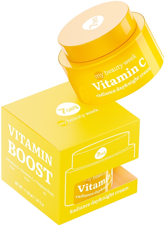 Крем для лица придающий сияние коже - 7 Days My Beauty Week Vitamin C — фото N1