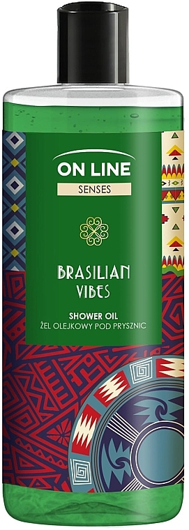 Масло для душа - On Line Senses Brasilian Vibes Shower Oil — фото N1