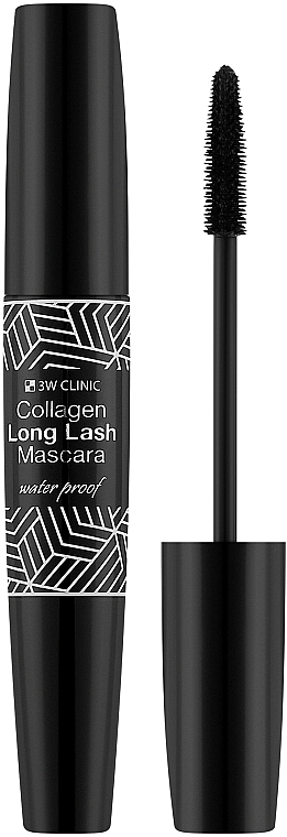 Туш для вій водостійка з колагеном - 3W Clinic Collagen Long Lash Mascara