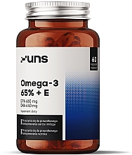 Парфумерія, косметика Харчова добавка "Омега-3 та вітамін E"                 - UNS Omega-3 65% + E