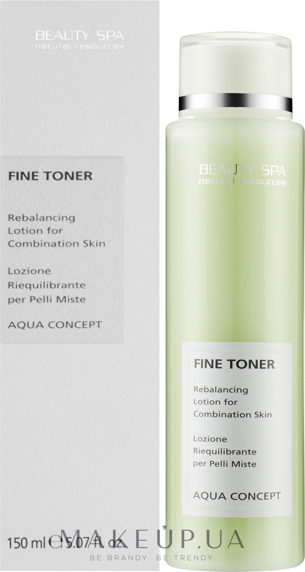 Тонік-сироватка для комбінованої та жирної шкіри - Beauty Spa Aqua Concept Fine Toner — фото 150ml