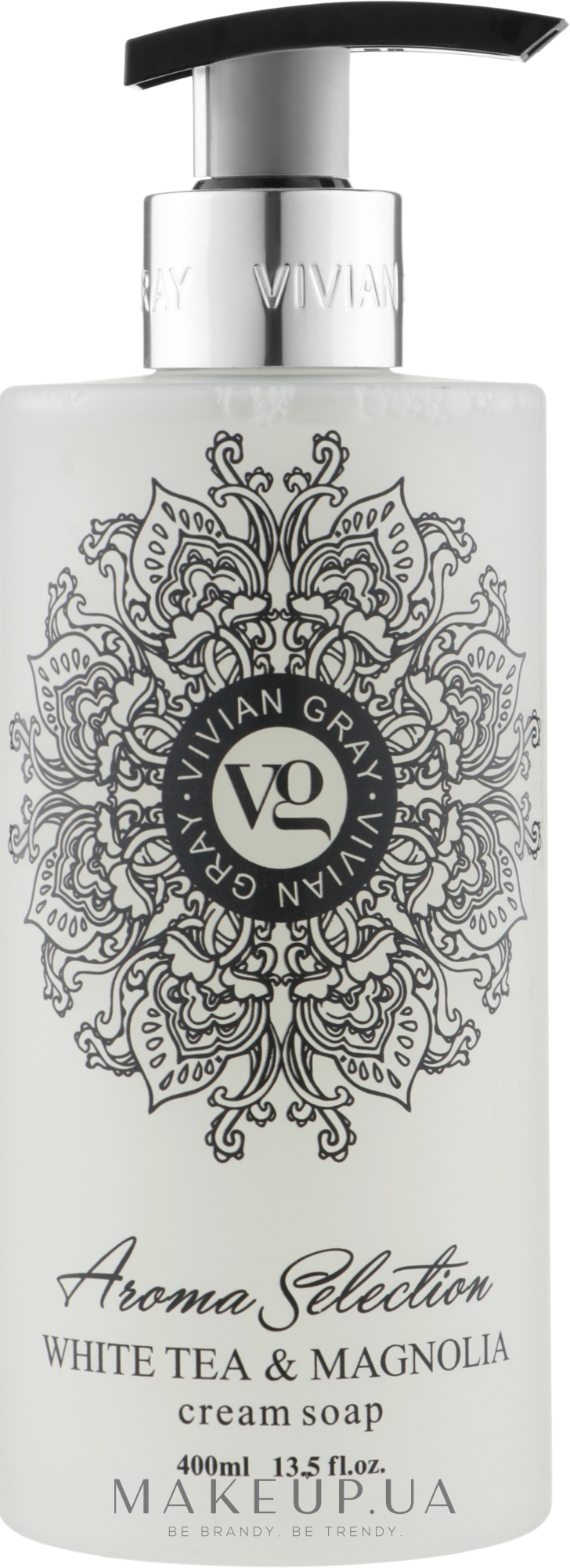 Жидкое крем-мыло - Vivian Gray Aroma Selection White Tea & Magnolia Cream Soap — фото 400ml