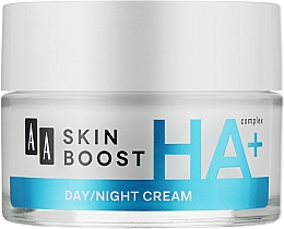 Увлажняющий крем для лица - AA Skin Boost HA+ Moisturising Day & Night Cream — фото N1