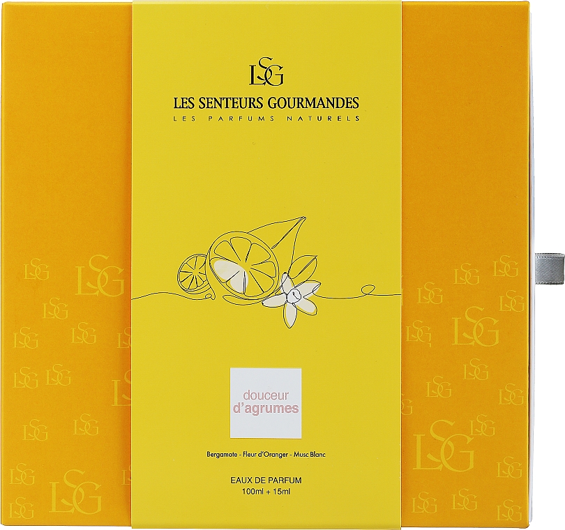 Les Senteurs Gourmandes Douceur D'agrumes - Набор (edp/100ml + edp/mini/15ml) — фото N1