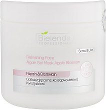 Парфумерія, косметика Освіжальна альгінатна гелева маска "Яблуневий цвіт" - Bielenda Professional Face Program Refreshing Face Algae Gel Mask Apple Blossom