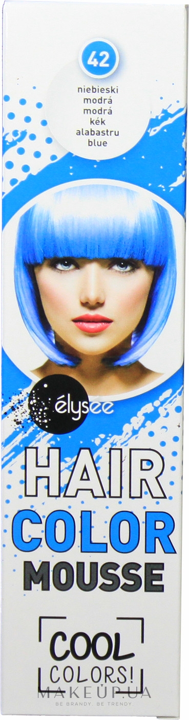 Мус для фарбованого волосся - Elysee Hair Color Mousse — фото 42 - Blue