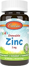 Жевательный цинк, с натуральным вкусом ягод, 5 мг - Carlson Labs Kid's Chewable Zinc — фото N1