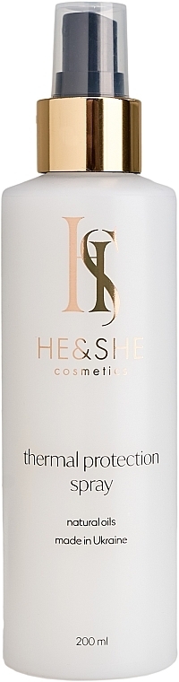 Спрей-термозащита для волос - He&She Cosmetics Protection Spray — фото N1
