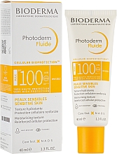 Сонцезахисний флюїд для обличчя - Bioderma Photoderm Fluide Max SPF100+ — фото N2