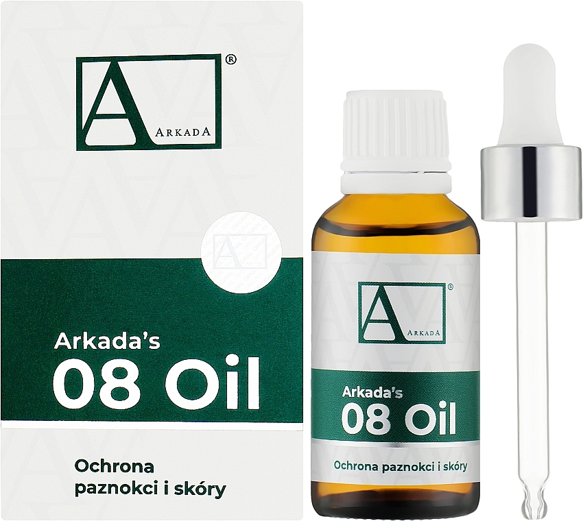 Олія для догляду за ступнями, ногами і нігтями - Aarkada 08 Oil Skin & Nails Protection — фото N2