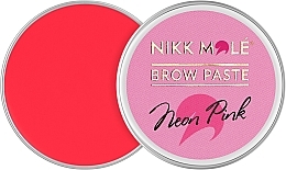 Парфумерія, косметика Паста для брів - Nikk Mole Neon Pink Brow Paste