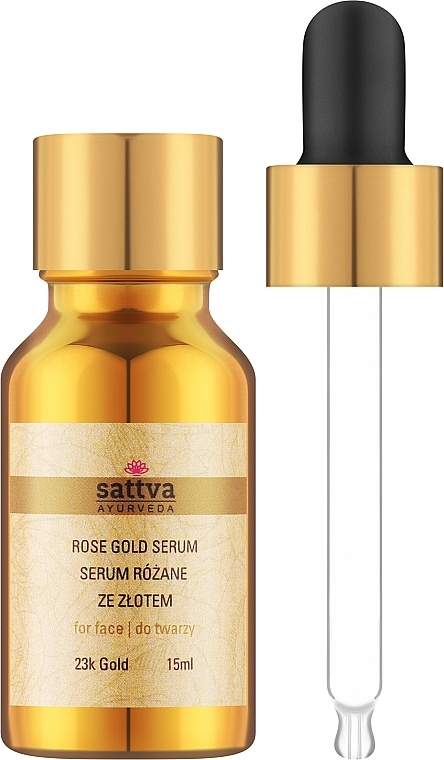Сыворотка для лица - Sattva Ayurveda Rose Gold Serum — фото N1